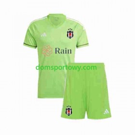 Koszulka Besiktas Bramkarska Dziecięcy Wyjazdowe Koszulki Piłkarskie 2023-2024 Krótki Rękaw